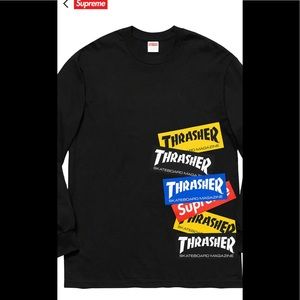Supreme/Thrasher Multi Logo Tee